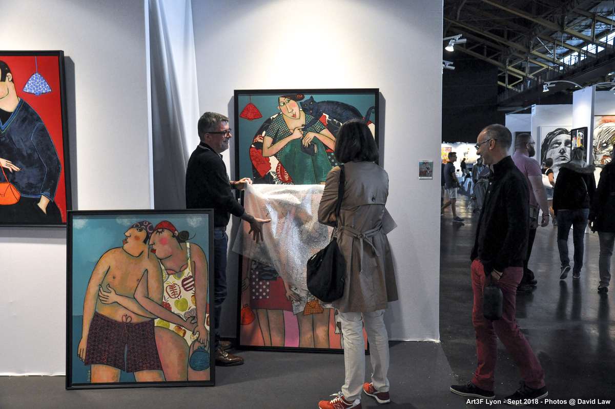 巴黎當(dāng)代藝術(shù)博覽會，art3f，藝術(shù)展會現(xiàn)場